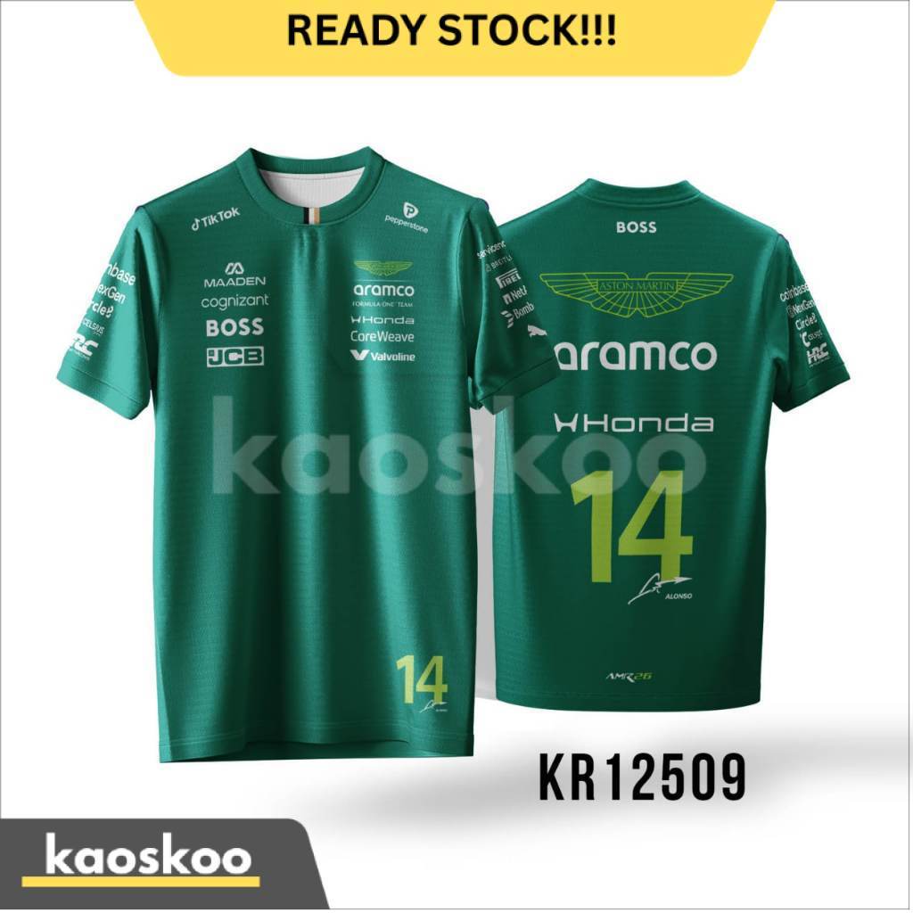 Kaos Jersey F1 Aston Martin 2026