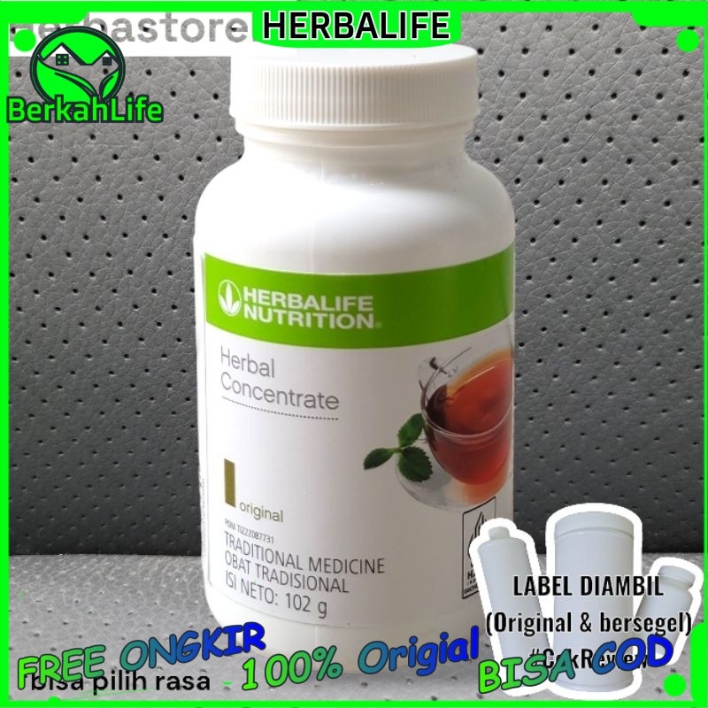 Herbalife Naturation Thermo Original Teh Concrete Teh Pelangsing Paling Cepat Menurunkan Berat Badan