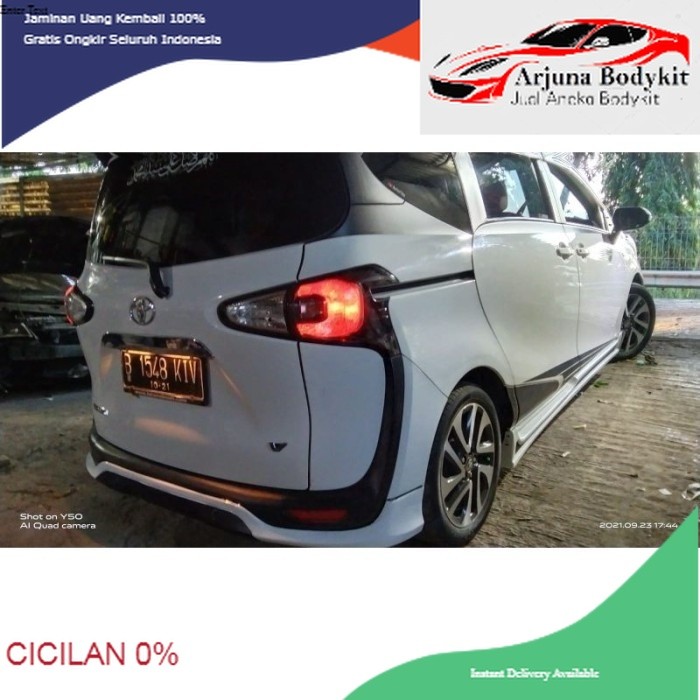 bodykit Toyota Sienta satu set Mix depan samping zeus belakang type Q