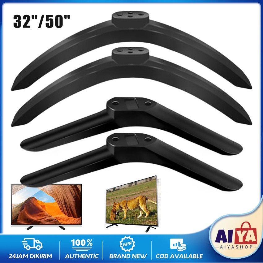 Bracket Kaki TV Meja 32" 50" Braket Stand Kaki TV LED LCD & Monitor PC Universal
