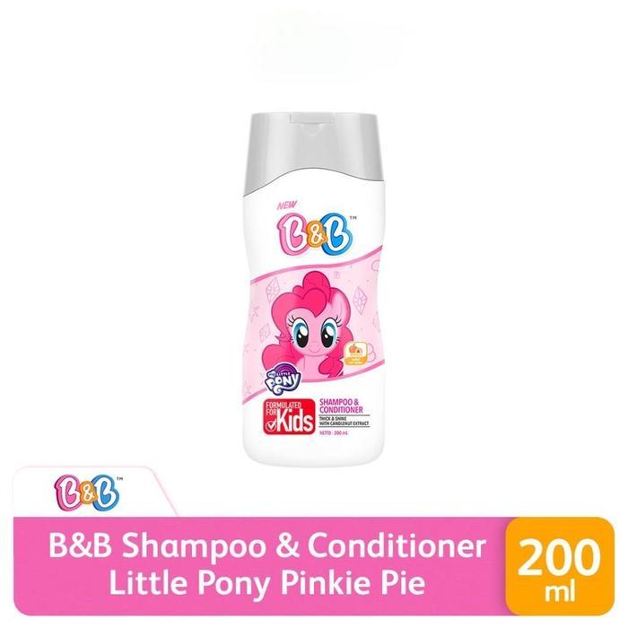 B&B Kids Shampoo & Conditioner Anak 200ml | Powerpuff Girl Series | Little Pony Series | Shampo Anak