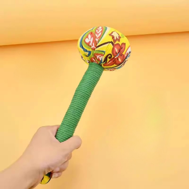 Mugwort Health Hammer Wholesale Souvenir Handheld Massage Meridian Hammer Moxibustion Hammer diy Mat