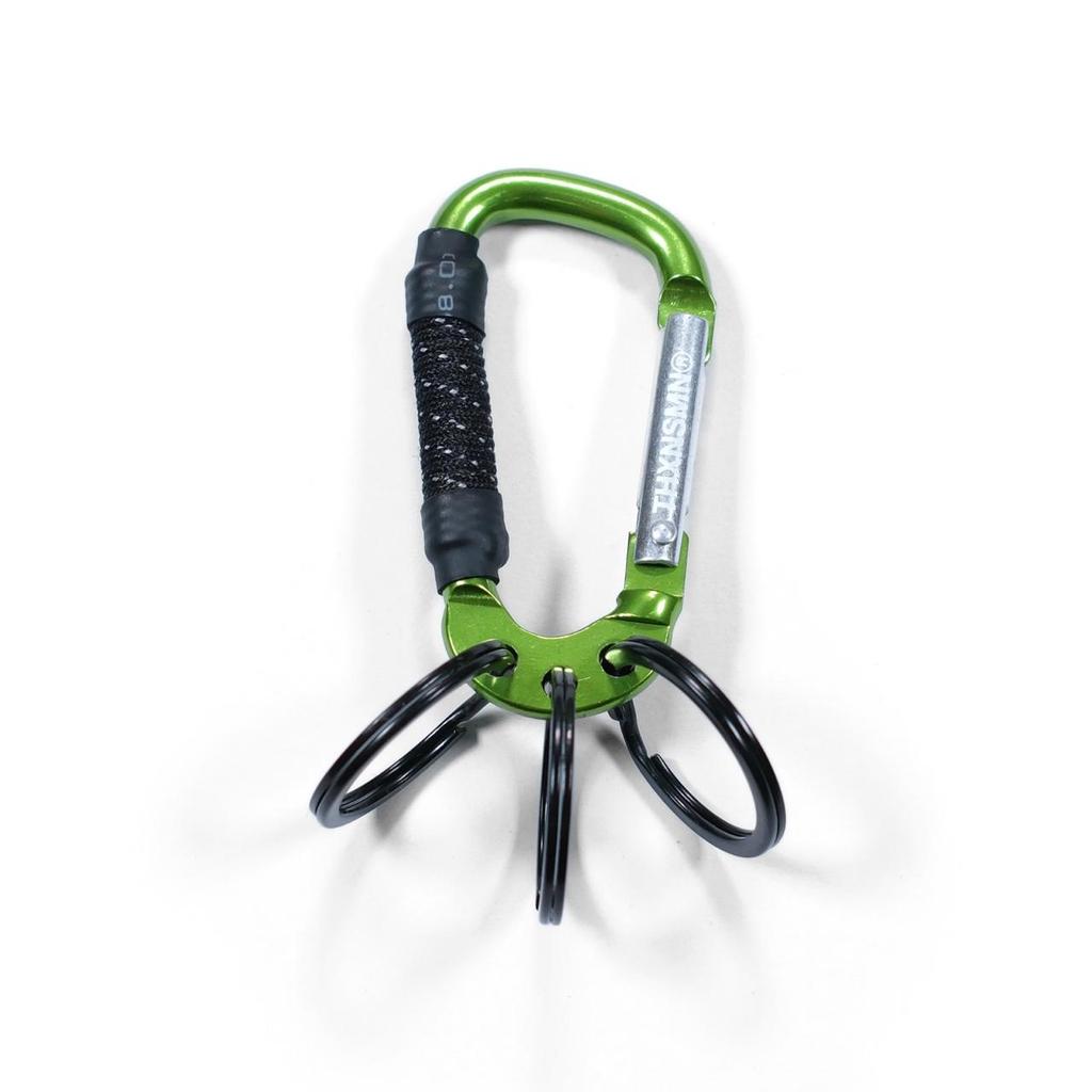 Carabiner Key Holder Mayra Green Thanksinsomnia