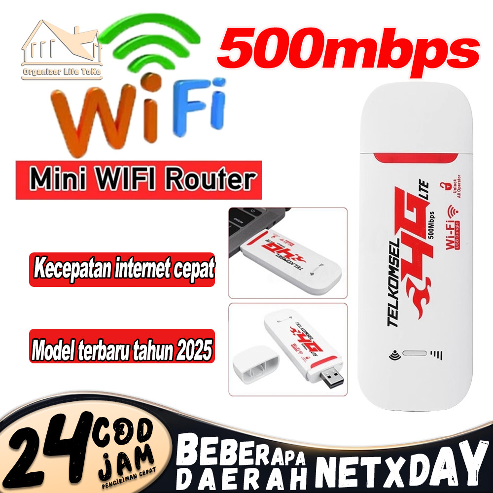 Modem Portable Wifi 500Mbps Mobile 4g Portable 4G USB Modem WIFI USB Portable WiFi Modem Semua Opera