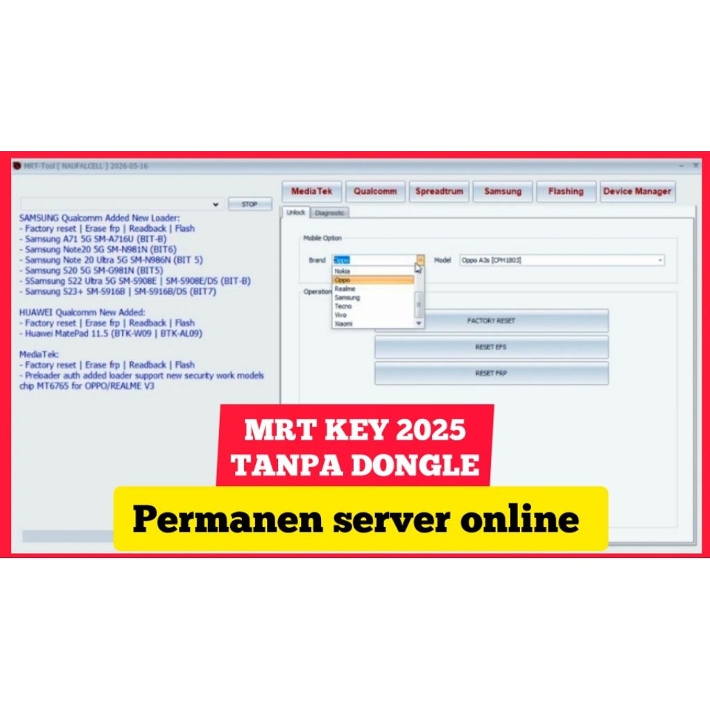 MRT KEY 2025 TANPA DONGLE SERVER ONLINE PERMANEN AKTIF SELAMANYA