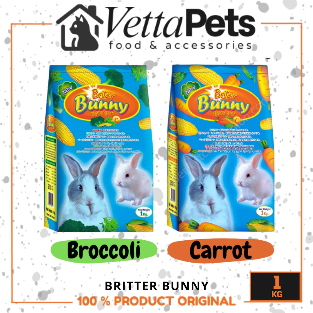 BRITER BUNNY 1kg makanan kelinci Rabbit food 1 kg Britter Bunny