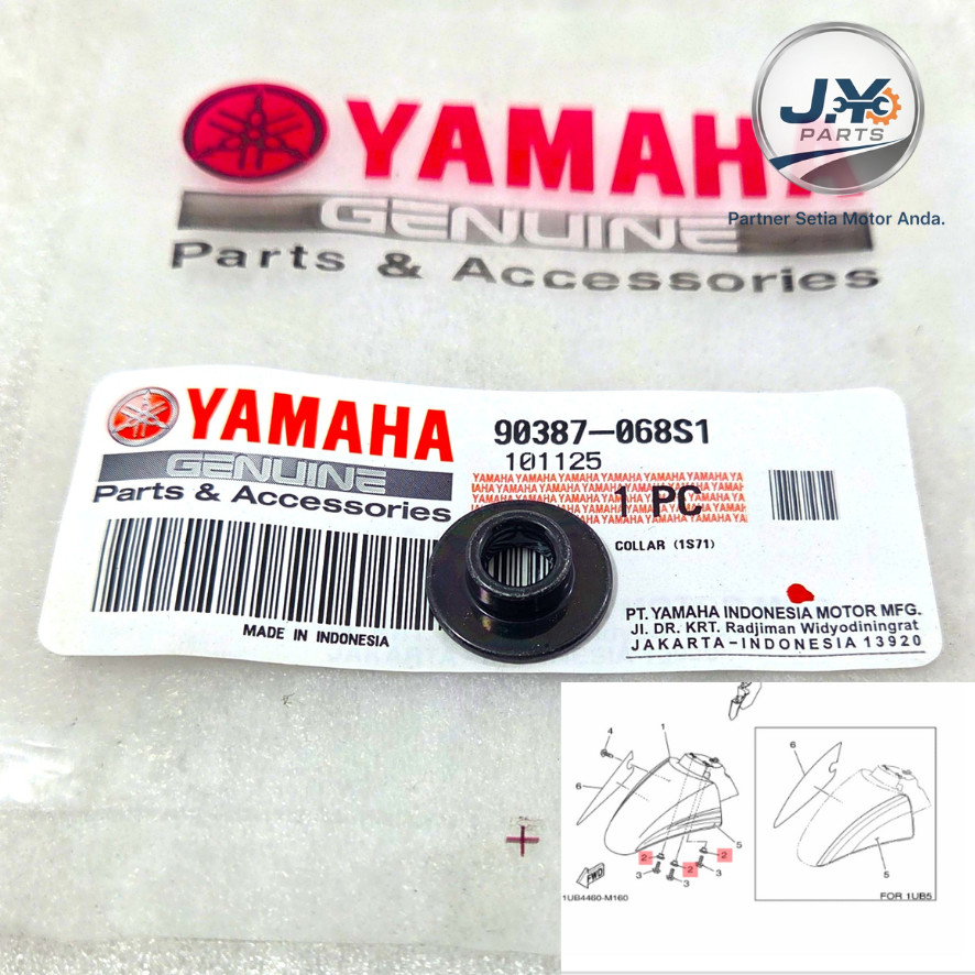 Collar Bosh spakbor depan Yamaha Mio sporty smile soul fino Original YGP 90387-068S1