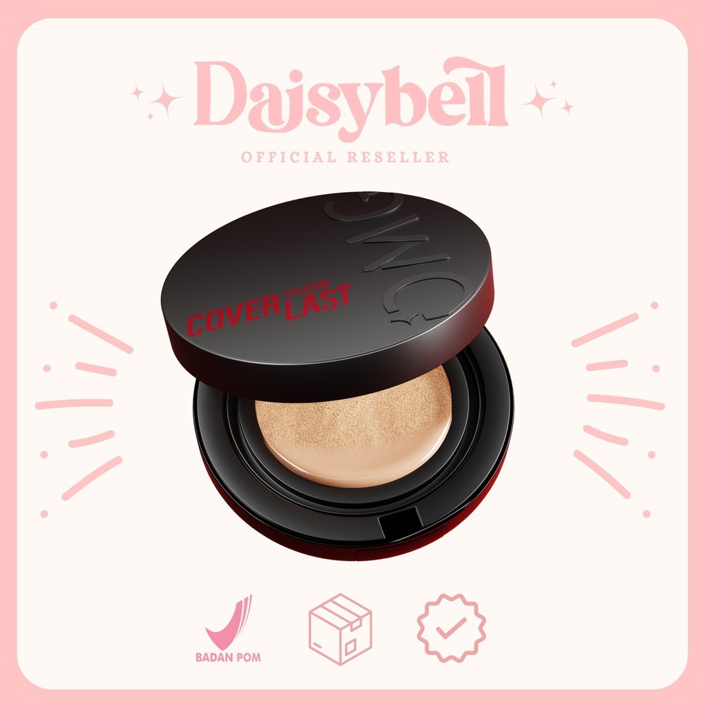 (Paket Grosir) OMG Oh My Glam Coverlast Cushion 15g - Cushion Foundation Concealer Skin Tint Make Up