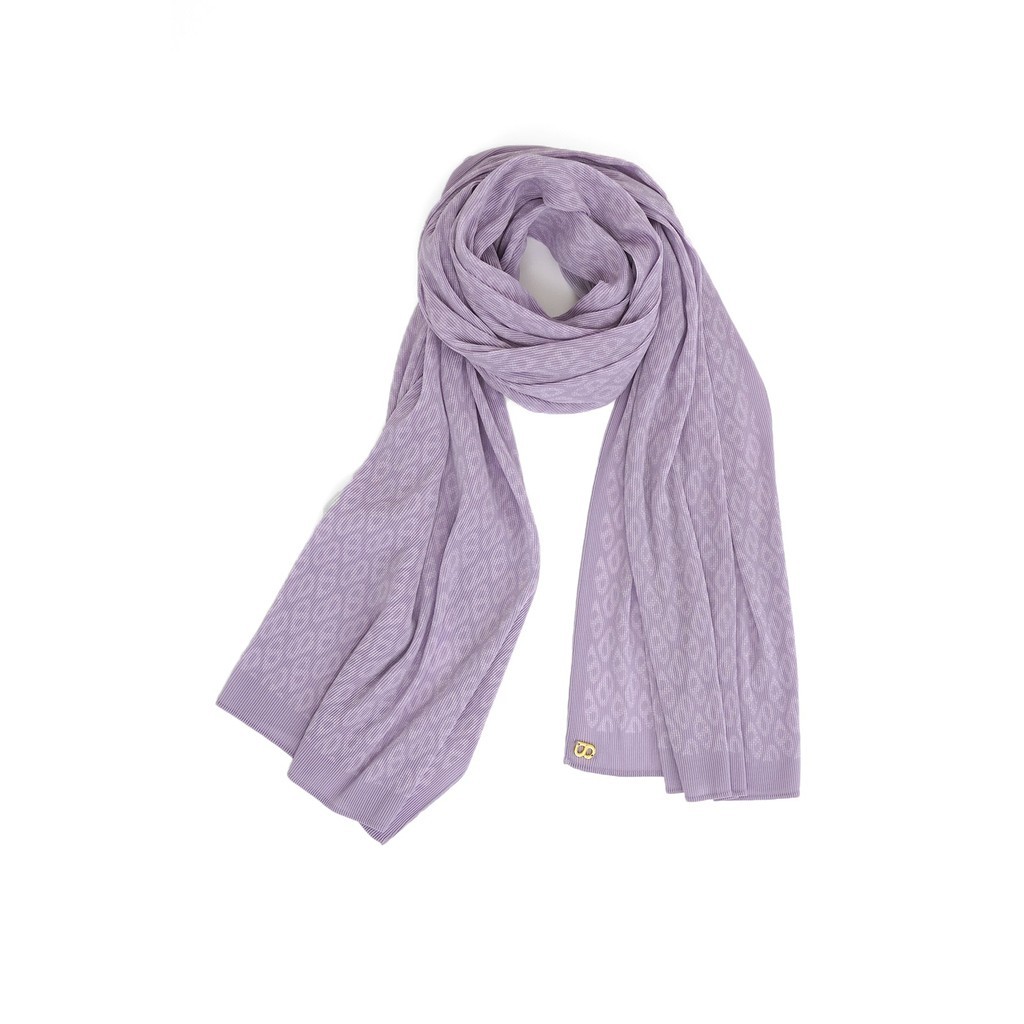Buttonscarves Tapis Pleated Shawl - Lavender