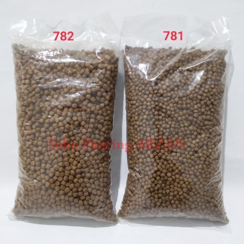 BRUNO6 Pelet Hi Pro Vite 781-1, 781-2, 781 & 782 Untuk Lele, Gurame, Nila, Patin murah