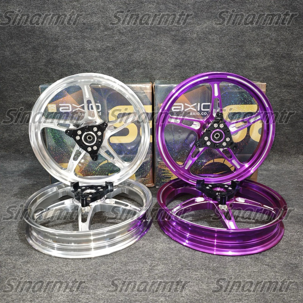 VELG AXIO RACING ORIGINAL CNC BINTANG LAUT MOTOR NMAX NEW AEROX 155 OLD NEW 185/215 RING 14 AXIO vel