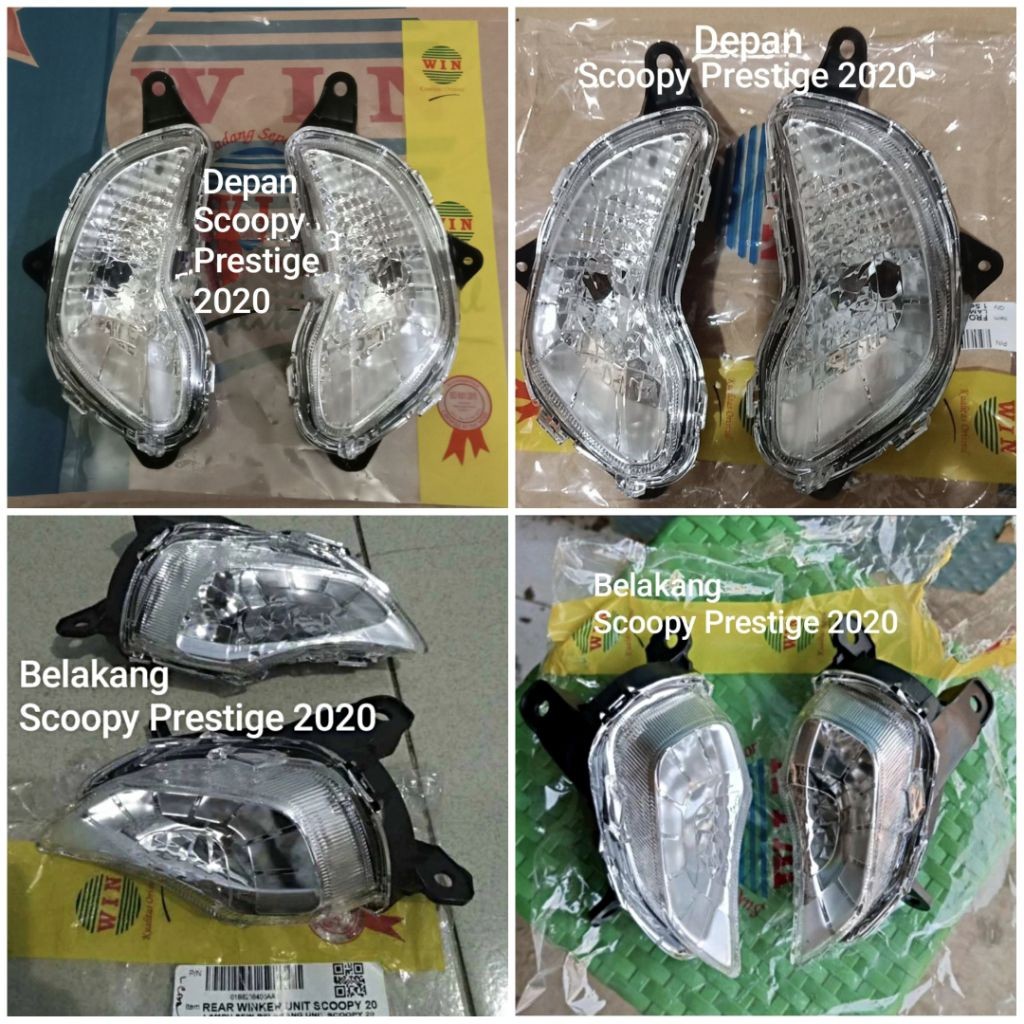 Lampu Sen / Sein Depan & Belakang Honda SCOOPY PRESTIGE 2020 - 2024 Merk WIN