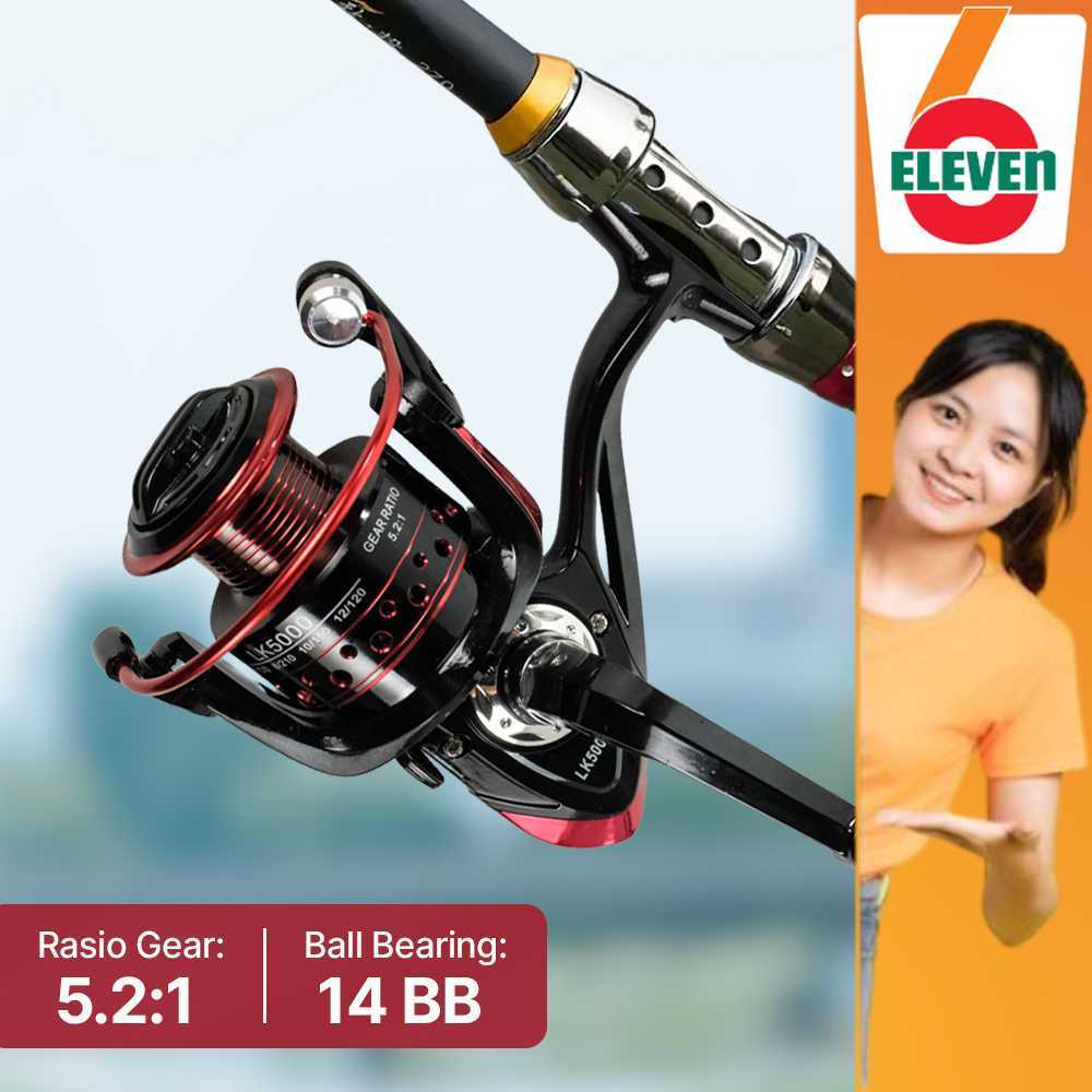 6ELEVEN - CHAOJIA Reel Pancing Spinning 5.2:1 Ball Bearing 14 - LK5000