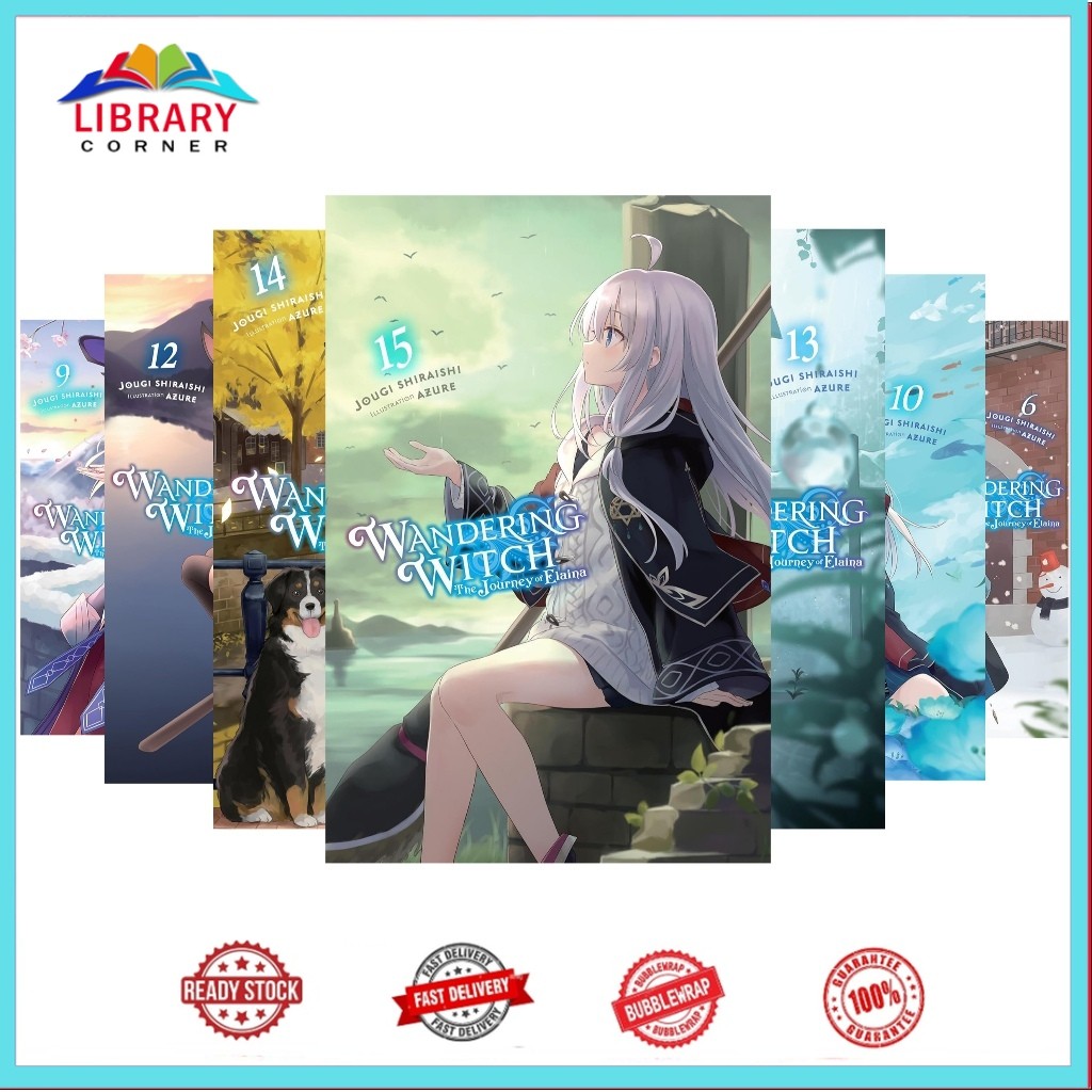 Wandering Witch: The Journey of Elaina, vol.1-15 (Light Novel English)