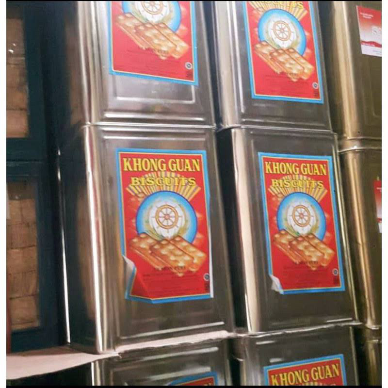 1 KALENG @6KG KHONGGUAN LEMON PUFF  (BISKUIT KRIM KHONG GUAN LEMNPUFF)