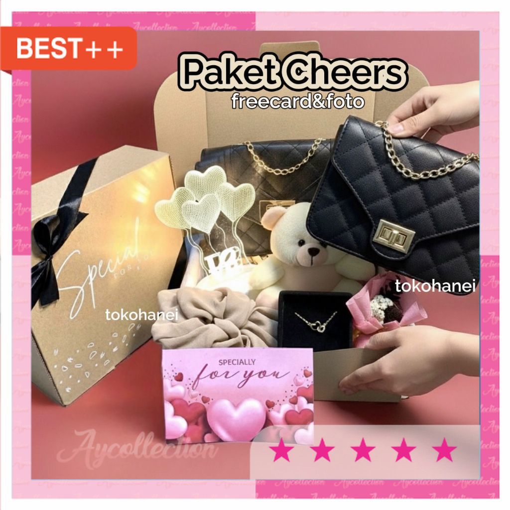 Kado Pasangan Romantis Unik Murah / Kado Ultah Cewek - [Hias50] Hadiah Hampers Pacar Gift Box Peremp