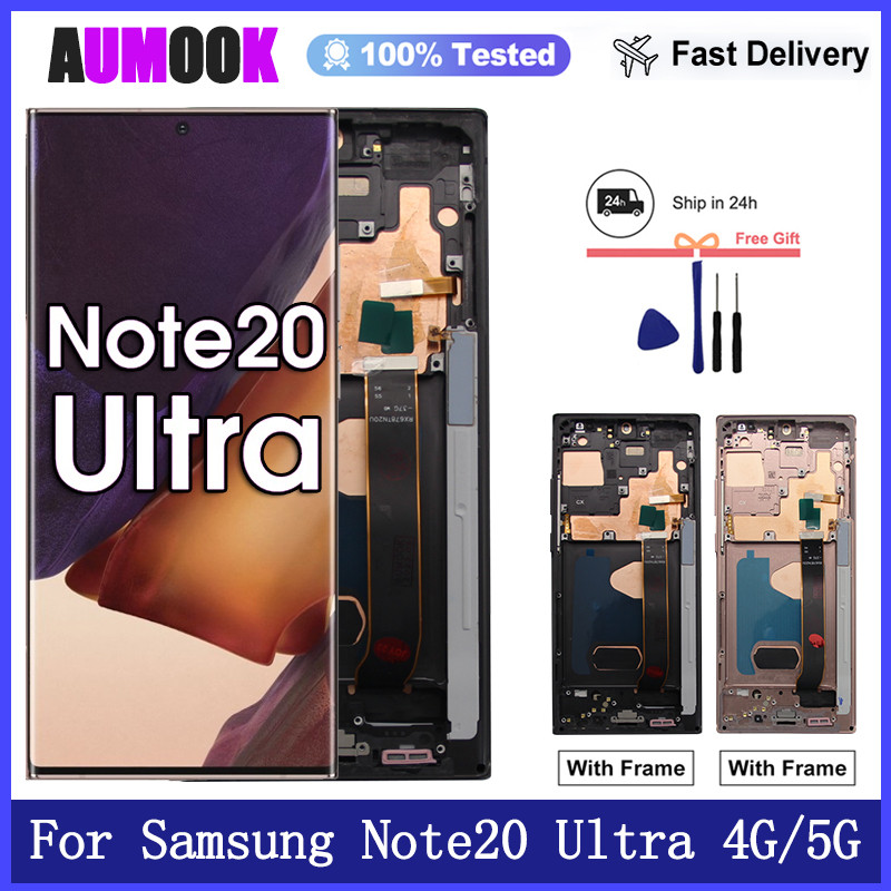 NEW AMOLED splay For Samsung Galaxy Note20 Ultra LCD splay Tou Screen For Samsung Note20 Ultra 5G LC
