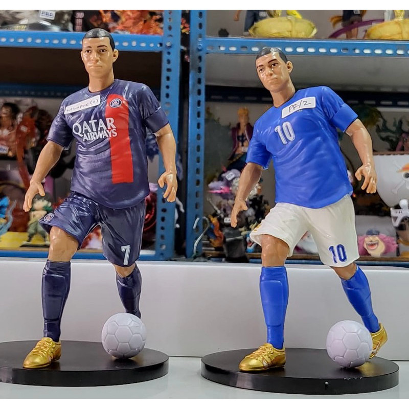 New Action Figure Pemain Bola Set Isi 2 Messi Mbappe Ronaldo