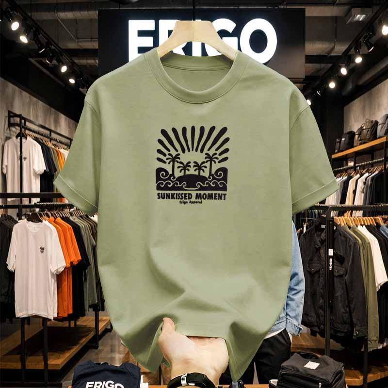 Kaos ERIGO Original 24s Katun Lembut Tshirt Unisex Pria Wanita Model Oversize Fashion Casual Kekinia