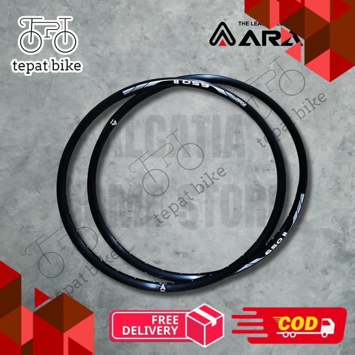 Velg Rims Araya 650B 27.5" 32H 36H Sepeda MTB 27,5 inch Double Wall - 32H -alca