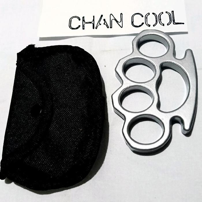 Perkakas Outdoor Multifungsi knuckle logam tebal 1 cm - high quality