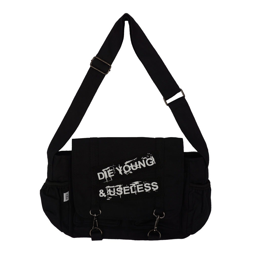 ZAHASHOP Slingbag Canvas - Pria Wanita - Problem Club Dieyoung - Tas Selempang Bahan Kanvas - Bag Mi