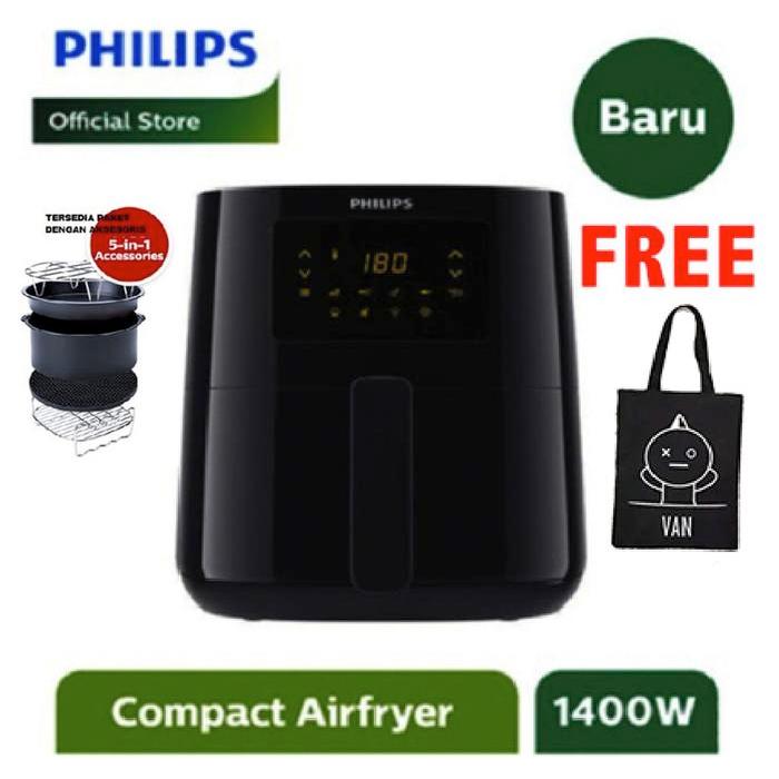 PHILIPS Air Fryer Spectre HD 9252 Airfryer HD9252 (KHUSUS SAMEDAY) - Hanya HD9252