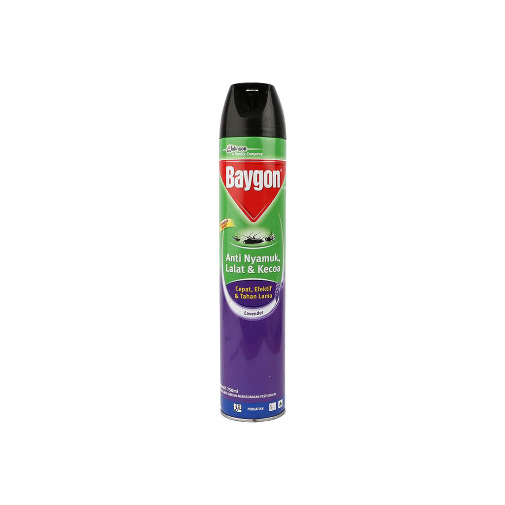 BAYGON AEROSOL LAVENDER 750 ML