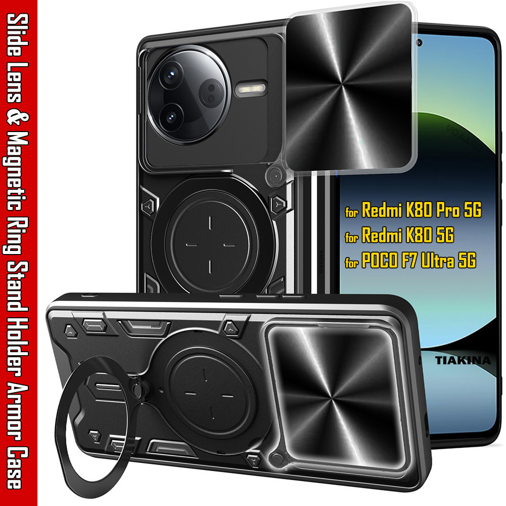 CASE XIAOMI POCO F7 PRO / F7 ULTRA Case Magnetic Armor Rotary iring