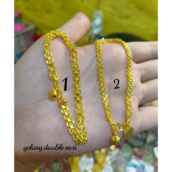 gelang koin rantai tumpu (xuping)