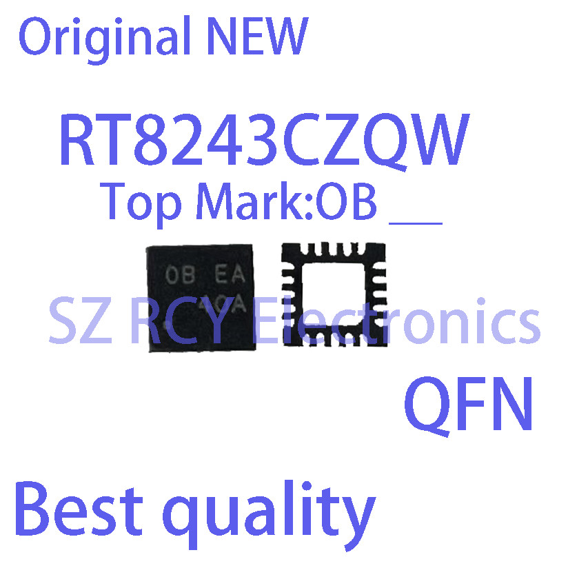(2-5 PCS)NEW RT8243CZQW RT8243C Top Mark OB= 0B= ** RT8243 QFN IC Chip electronic