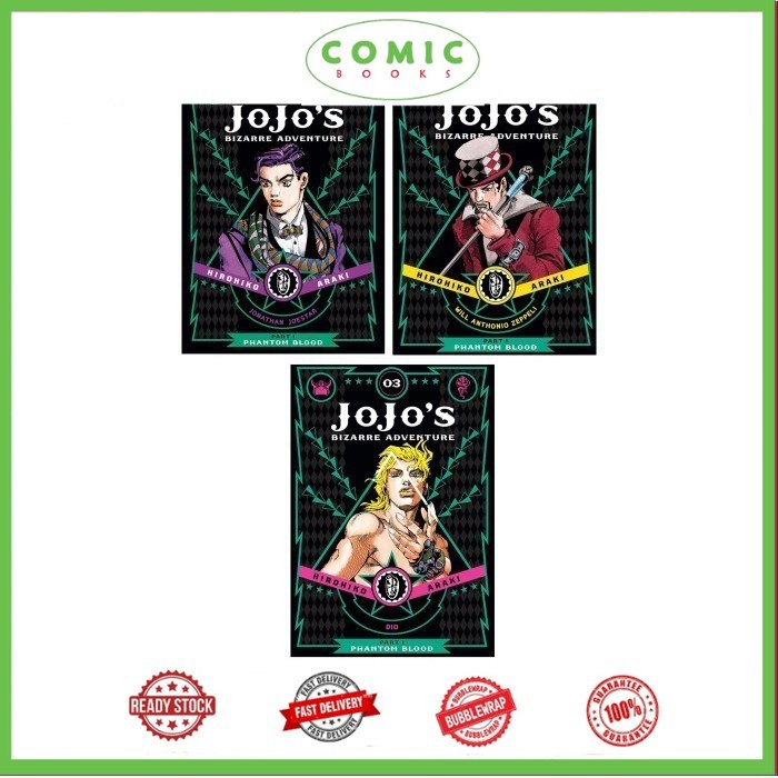 JoJo's Bizarre Adventure (3 book series)