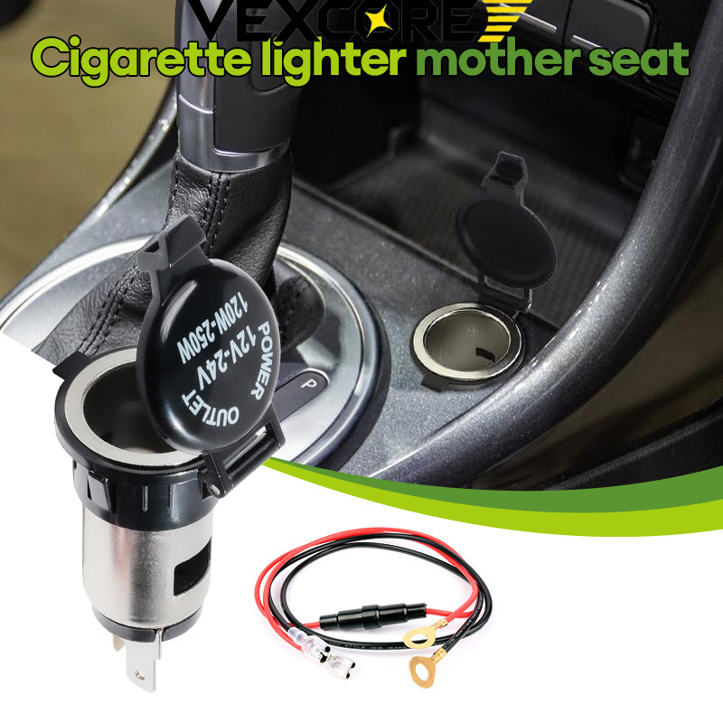Vexco Soket Pemantik Rokok Mobil Kepala Betina Modifikasi Mobil Soket Pemantik Rokok Tahan Air