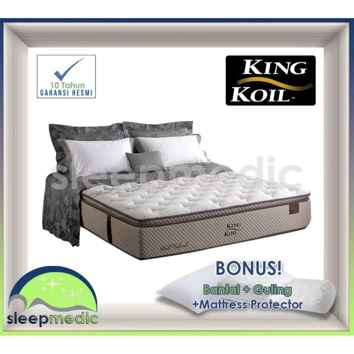 KING KOIL SpringBed WORLD ENDORSED ( KASUR / SET ) 160 180 200 100 120 - Hanya KASUR, 100x200