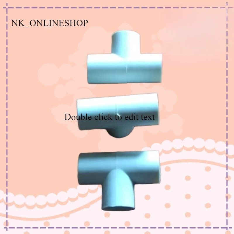 NK_ONLINESHOP MENJUAL TEE TE T 5/8 Sambungan Pipa Listrik 5/8 PVC 17mm 17 mm TEBAL DAN KUAT