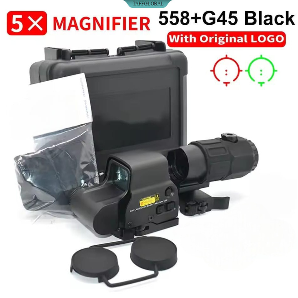 Tactical Laser Holographic Sight 558 5x Magnifier G45 - 112113