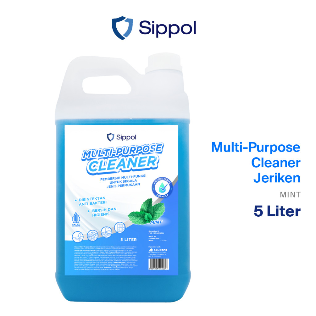 Sippol Multi-Purpose Cleaner Jeriken 5 Liter [Mint]