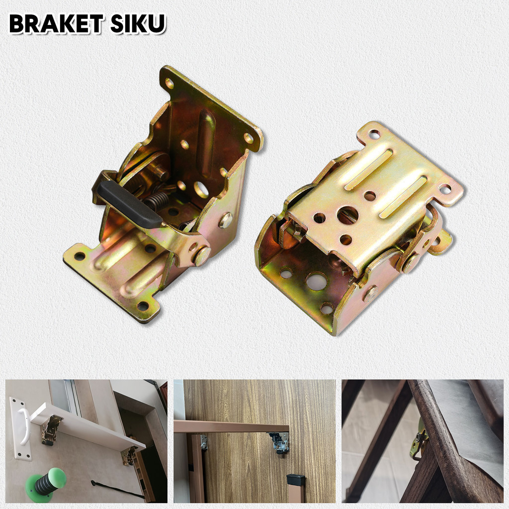 Braket Engsel Kaki Meja Siku Lipat  90 derajat / Engsel Siku Kaki Meja Lipat  engsel meja lipat