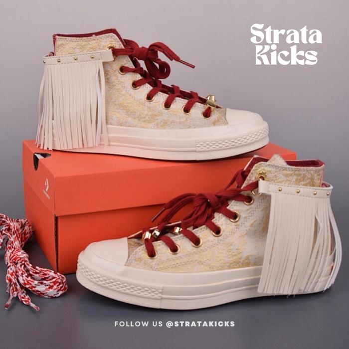 Converse Chuck 1970S 2026 Year Of The Horse Cny New Year Limited "Platinum Red" Sports Shoes A19072C