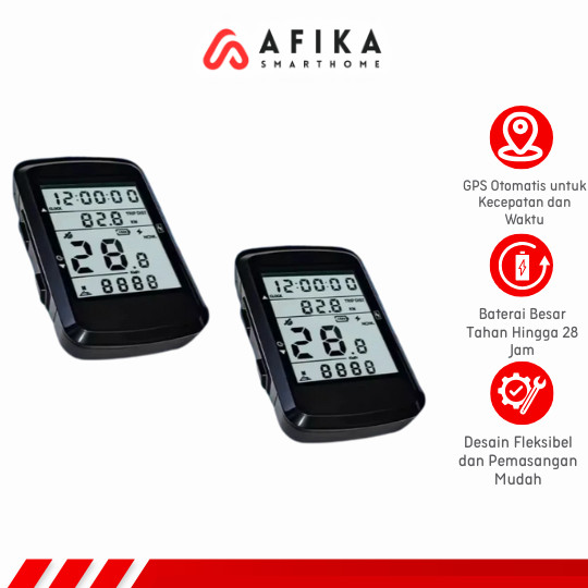 Speedometer Sepeda Wireless Bicycle GPS Bike Rechargeable