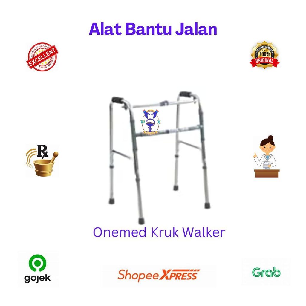 ONEMED KRUK WALKER LIPAT FS913L MATTE BLACK GREEN (Bgv)