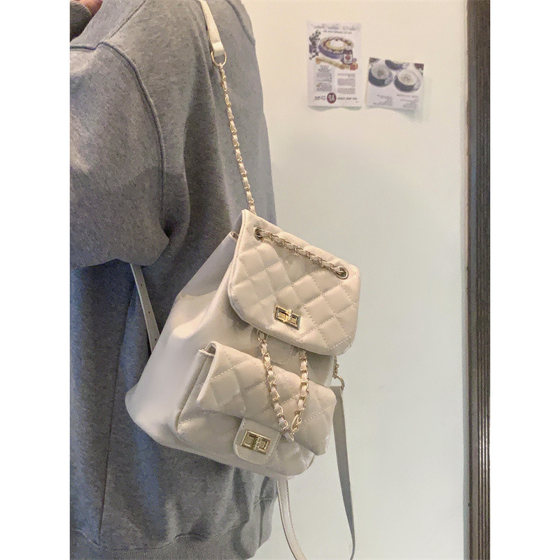 Y2K Box Nest COD Ransel mini rantai gaya Korea terbaru untuk wanita, retro dan serbaguna