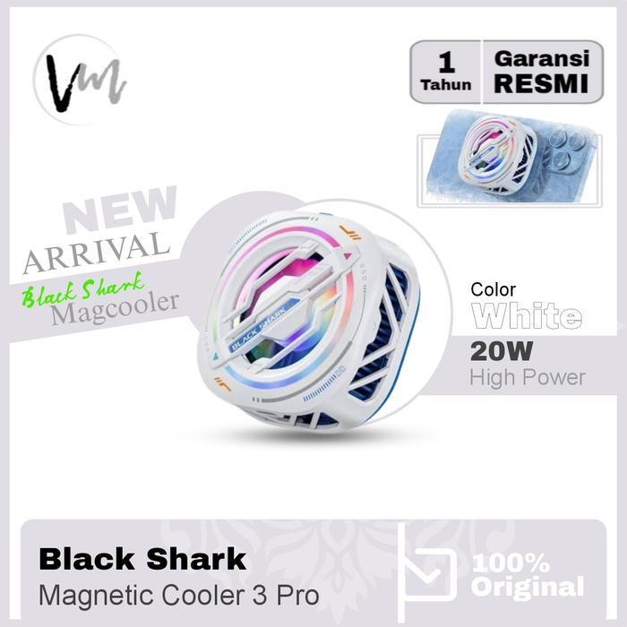 Black Shark Magcooler 3 Pro Magnetic Cooler Phone Gaming Funcooler - Hitam
