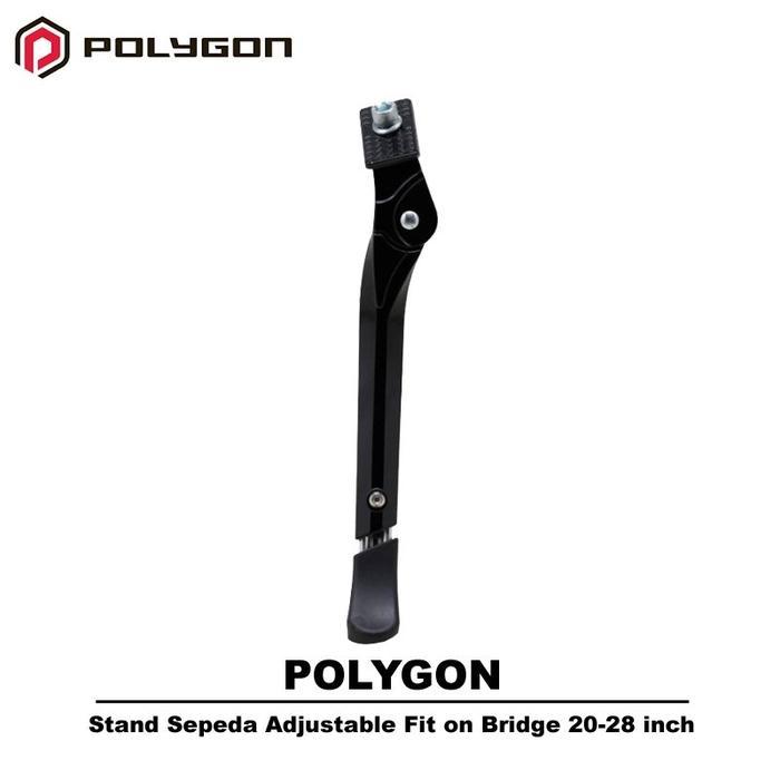 POLYGON STAND SEPEDA ADJUSTABLE FIT ON BRIDGE 20-28 INCH STANDAR TENGAH SEPEDA