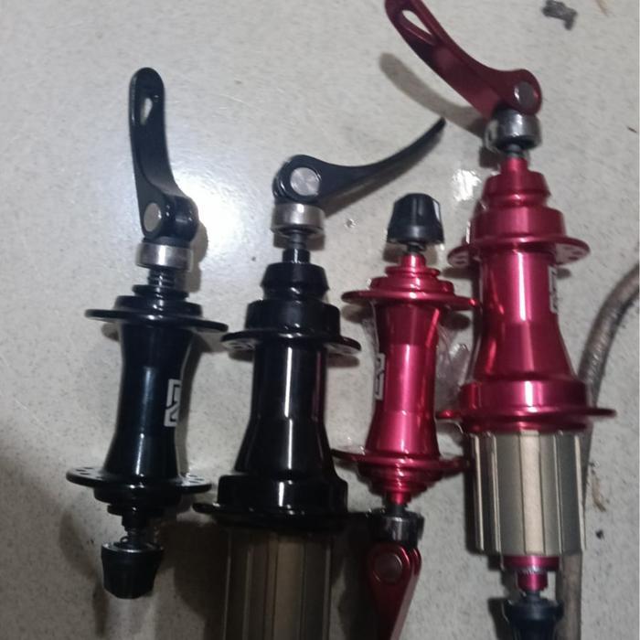 HUB FREEHUB NAUTILUS 28 HOLE V BRAKE - Hitam