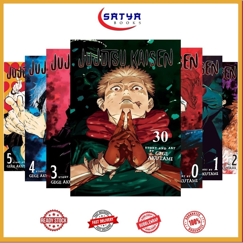 Manga Jujutsu Kaisen, Vol 0-30  (English)