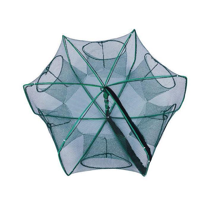 Pandowo_5 WISIN BUBU TRAPESIUM Perangkap Ikan Bubu Payung Multi Hole (6 Lubang-20 Lubang) - 6 LUBANG