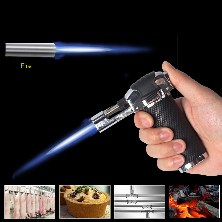 Mancis Korek Api Gas Refillable Butane Torch Flame Gun - Korek Api Gas Refill Butane - Torch Lighter