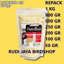 NUTRIBIRD A19 800 GRAM PAKAN LOLOH ANAKAN BURUNG BUBUR LOLOHAN MAKANAN BURUNG LOVEBIRD NURI KENARI