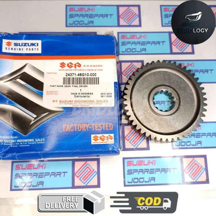 BRIOLOGI - 24371-46G10-000 Gear Output Shaft Gardan / Gearbox Suzuki Spin 125 Ori